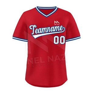 Maillots de baseball pour hommes de haute qualité, en polyester 100% à séchage rapide, avec les meilleurs designs, sublimation et impression personnalisée, vente en gros à prix abordable - Product Image 1