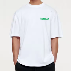 T-shirts pour hommes coupe classique, vierges, 200 GSM, coupe oversize, 100% coton biologique, écologiques, anti-boulochage, Pro Club, vente en gros - Product Image 6