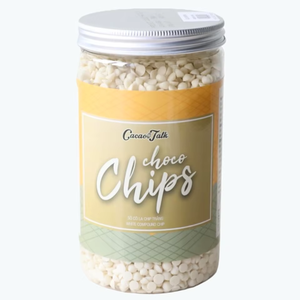 Pépites de chocolat composées blanches personnalisées solide HALAL boulangerie nourriture pour biscuits biscuits bonbons bon prix de gros - Product Image 1