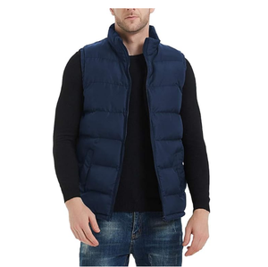 Gilet matelassé sans manches pour homme, col montant, veste matelassée sans manches, vêtement d'extérieur, gilet softshell, 2026 - Product Image 4