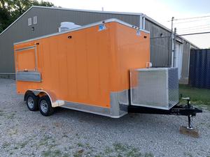 Wecare - Camioneta de Comida Pequeña, Mini Remolque de Comida, Carrito Móvil de Helados y Bocadillos - Product Image 4