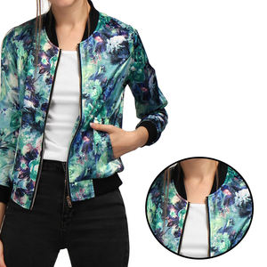 Wholesale Customized Fashionable Winter Warm <b>Bomber</b> <b>Jacket</b> <b>for</b> <b>Women</b> Comfortable Breathable Plain <b>Women's</b> <b>Bomber</b> <b>Jacket</b> - Product Image 6