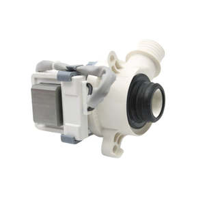 Pompe de vidange OEM authentique pour machine à laver WH23X28418, électrique avec alimentation manuelle, neuve, en plastique, fréquence 50Hz - Product Image 1