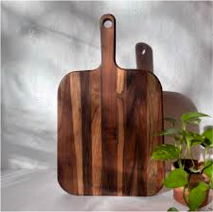 Elegante Tabla de Cortar Redonda de Madera de Diseño, Apta para Lavavajillas y Fácil de Limpiar para Uso en la Cocina - Product Image 5