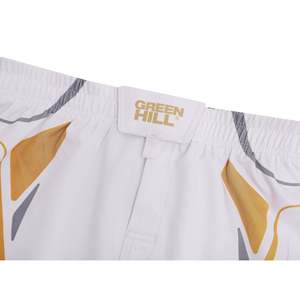 Pantalones Cortos de MMA GREEN HILL 2023, Diseño Personalizado, Ropa Deportiva Blanca para Entrenamiento de Combate, Ropa de Gimnasio, Técnica de Sublimación, Elásticos y Lavables - Product Image 2