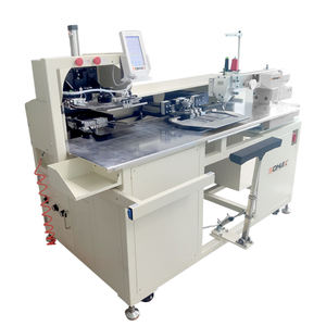 Machine à coudre industrielle à lit plat Somax SM-19K pour poches kangourou, idéale pour jeans, pulls et chemises, 1600W - Vente en gros fabricant - Product Image 1