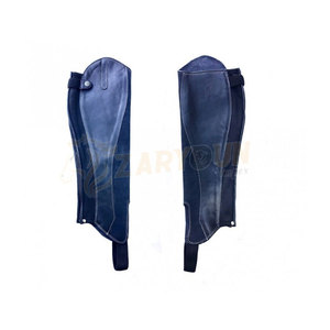 El mejor precio, cuero genuino transpirable, medias tapas para montar a caballo, diseño personalizable, logotipo de Color, Kits ecuestres, accesorios - Product Image 3