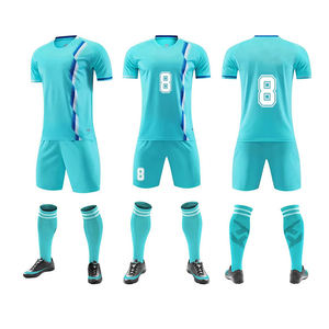 Alta calidad transpirable chico adulto barato uniforme de fútbol nombre personalizado y número equipo traje de fútbol - Product Image 6