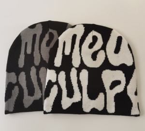 Gorros de calavera personalizados de peso pesado de alta calidad, gorros de punto de invierno con logotipo personalizado para negocios de playa y viajes - Product Image 4