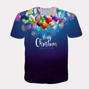High Quality O-Neck Christmas <b>T</b>-<b>Shirts</b> for <b>Men</b> and Women <b>Funny</b> Mary Design in Knitted Fabric for the Holidays - Product Image 3