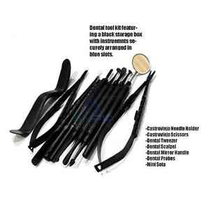 ชุดอุปกรณ์ผ่าตัดช่องปากและฟันขนาดเล็กแบบมืออาชีพ10ชิ้นชุดอุปกรณ์ผ่าตัดผ่านการรับรอง CE - Product Image 4