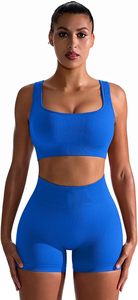 ชุดออกกำลังกาย3ชิ้นสำหรับผู้หญิงกางเกงเลคกิ้งกระชับกระชับเอวกางเกงกีฬาขาสั้น - Product Image 2