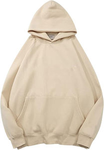 Basics coton mélangé unisexe Premium coton lourd pull sweats pour hommes brodé col rond vêtements d'hiver - Product Image 4