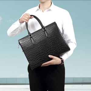 Cowhide Business Office Handbags Shoulder <b>Bag</b> Genuine Leather <b>Bags</b> Men Briefcases <b>Bag</b> for Man <b>15.6</b> <b>Inch</b> <b>Laptop</b> - Product Image 3