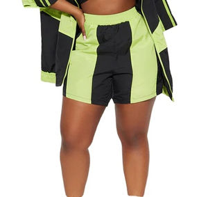 Nouveau design, ensemble coupe-vent court pour femmes, veste zippée avec jogging, survêtement léger - Product Image 4