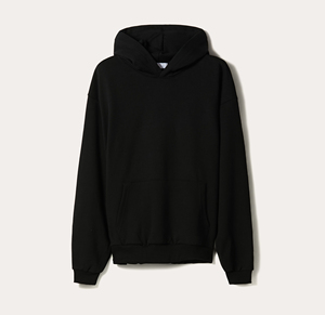 เสื้อฮู้ดดี้ทรงบ็อกซี่สำหรับผู้ชาย ผ้าฝรั่งเศสเทอร์รี่ 100% คอตตอน ทรงหลวม ไหล่ตก เหมาะสำหรับใส่ลำลองทุกวัน - Product Image 5