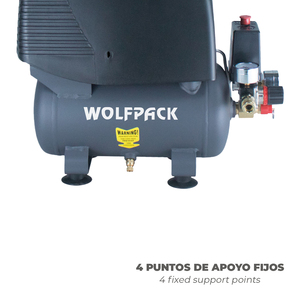 Compressore 6 Litri / 8 Bar / 1,1 kW - 1,5 HP Senza Olio - Product Image 2