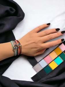 สร้อยข้อมือลูกปัดหินธรรมชาติทำด้วยมือสไตล์โบฮีเมียน-ของขวัญสำหรับวันแม่และวันวาเลนไทน์ - Product Image 6