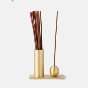 Chaman India Religious Brass Black <b>Incense</b> Burner <b>Stick</b> <b>Holder</b> with Japanese <b>Incense</b> Compatibility - Product Image 4