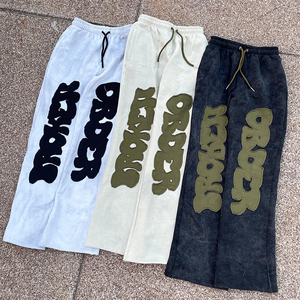 Pantalones cargo holgados de gran tamaño al por mayor ropa de calle unisex proveedor OEM - Product Image 1