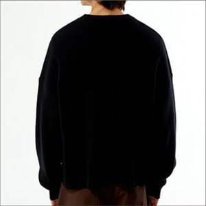 Sudaderas de Otoño para Hombre de Alta Calidad, 100% Algodón Felpa, Suaves, con Logotipo Bordado Personalizado en la Parte Delantera, Diseño Sólido - Product Image 4