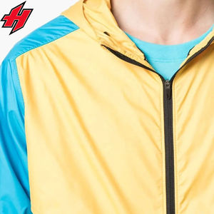 Veste coupe-vent à col montant pour hommes, imperméable et légère, pour le printemps, l'automne et l'hiver, la randonnée en plein air, vente en gros OEM - Product Image 3