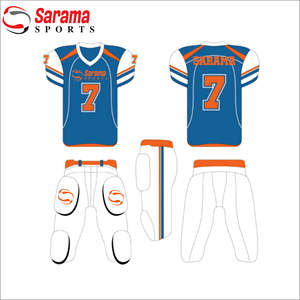 Maillot américain Maillots de football Maillot de football américain Drapeau américain en gros Logo et design personnalisés, - Product Image 1