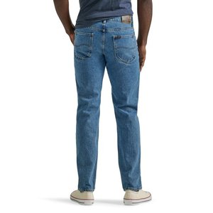 2023 Summer Classic <b>Men</b> Thin Denim <b>Jeans</b> Lightweight Cotton Elastic Medium <b>high</b> <b>waist</b> Fit Straight Youth Simple Casual Trousers - Product Image 2