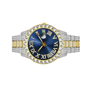 นาฬิกาข้อมือควอตซ์หรูหราสไตล์โบราณประดับเพชรโมอิสซาไนต์ ตัวเรือนหนา 5 มม. สำหรับงานแฟชั่น ปาร์ตี้ และธุรกิจ - Product Image 5