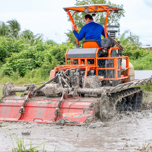 Hot Supply Agricultural Crawler Tractor Hogico 70HP 3 in 1 Function Farm <b>Cultivator</b> Cheap with High Quality Engine Lower Price! - Product Image 1