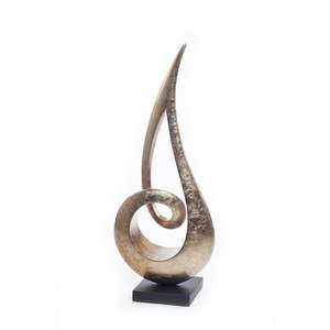 Escultura moderna abstracta de decoración de interiores artesanal de metal de calidad estándar para exportación mundial - Product Image 5