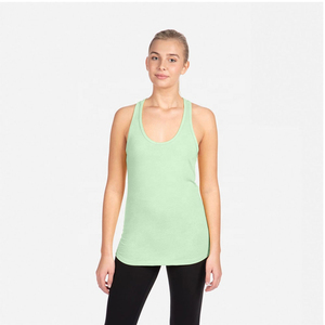 Women's <b>High</b> Quality 100% Cotton Tank <b>Top</b> for Summer Gym Wear Breathable Solid Pattern <b>Top</b> with <b>Lace</b> Decoration Woven Fabric - Product Image 1