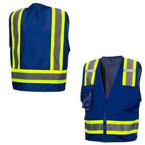Gilet réfléchissant, veste de sécurité, bande de sécurité personnelle, construction, haute visibilité, vêtements de sécurité réfléchissants pour le travail - Product Image 2