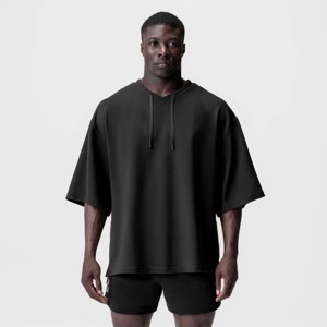 T-shirt surdimensionné pour homme-Coupe décontractée, confortable et tendance pour la mode de rue et les vêtements de tous les jours - Product Image 1