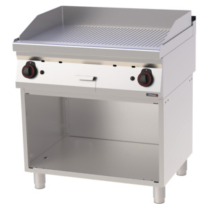 Gabinete de 80 cm con Parrilla Eléctrica y Plancha a Gas con Superficie Acanalada - Product Image 1