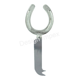 Couteau à fromage élégant à manche de chaussure de cheval Meilleure vente Couteau à découper élégant gâteau pâtisserie Brownie chocolat dans un style équestre - Product Image 1