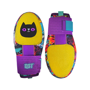 Meilleures ventes QST BBG-1150 Gants de glisse pour baseball/softball avec face en carton personnalisée, en néoprène élastique respirant, pour droitier, OEM - Product Image 3