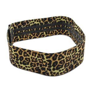 Bandes de résistance pour les fessiers, bandes d'exercice, logo personnalisé, utilisation en salle de sport, néoprène/polyester, haute élasticité, imperméable, durable, vente en gros d'usine - Product Image 3