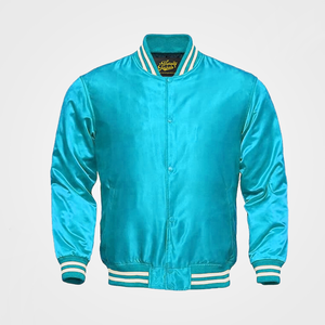 Chaqueta Stain Versity de alta calidad para hombres y mujeres, chaqueta Versity tipo botón a la moda, chaqueta Versity de diseño a la moda a prueba de viento - Product Image 1