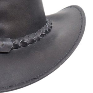 Sombreros de vaquero de cuero de ranchero hechos a mano, duraderos, ligeros, correa de barbilla ajustable, perfectos para minoristas y entusiastas del rodeo - Product Image 6
