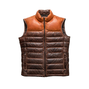Chaleco de cuero informal para hombre al mejor precio de fábrica directo, decoración de botones de tela transpirable, deporte, invierno, verano, uso de talla grande - Product Image 6