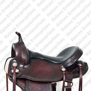Sillín de caballo de salto de carreras inglés de cuero Premium 2025 disponible en varios colores y tamaños sillín de caballo de cuero genuino occidental - Product Image 2