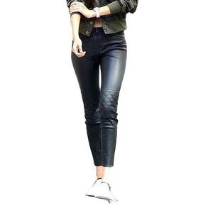 Pantalons en cuir pour femmes de haute qualité fabriqués sur mesure par OEM-élégants et confortables pour toutes les occasions - Product Image 1