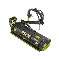 Tondeuse à fléaux pour tracteur robuste avec moteur à engrenages pour équipement agricole extra large à grande échelle