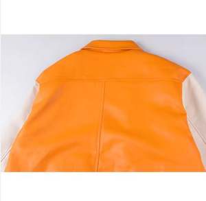 Chaquetas Varsity para Hombre, Nuevas, de Alta Calidad, con Logotipo Personalizado de Béisbol, Cuello Alto, Capucha, Impermeables, Bordado Frontal, Talla Grande - Product Image 3