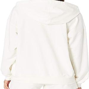 2023 femmes Logo personnalisé hauts de gymnastique coton pull à capuche sweat solide motif imprimé coupe ample conception d'hiver - Product Image 5