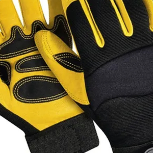 Gants de mécanicien demi-doigt robustes fabriqués sur mesure, confortables, pour hommes, pour un usage quotidien, vente en gros - Product Image 6