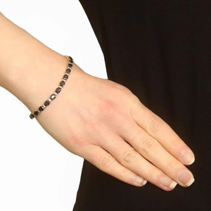 กำไลทองแท้สร้อยข้อมือแบบโซ่ประดับอัญมณีสร้อยข้อมือแบบโซ่ร้อยสายสีโรสโกลด์สีเหลืองทอง18K สำหรับเครื่องประดับแฟชั่นสำหรับผู้หญิง - Product Image 2