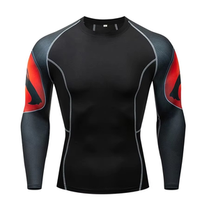 Fight NoGi Rashguard Bjj Mma Martial Arts Wear MenJiu Jitsu Custom Short Sleeve Rashguard Rash Guard Bjj Brazilian Jiu Jitsu - Product Image 4