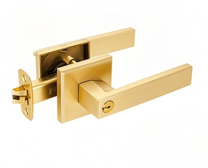 Thiết kế hiện đại nặng ba-bar xử lý khóa cho phòng ngủ cháy cửa đơn-lưỡi vàng cửa sổ xử lý cho khách sạn căn hộ - Product Image 4